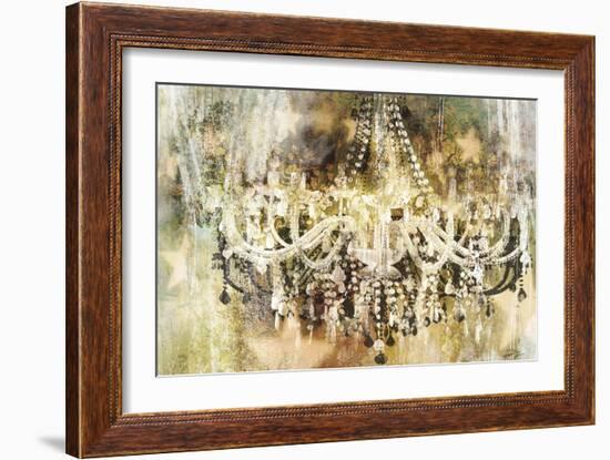 Vintage Crystal Chandelier-Eric Yang-Framed Art Print