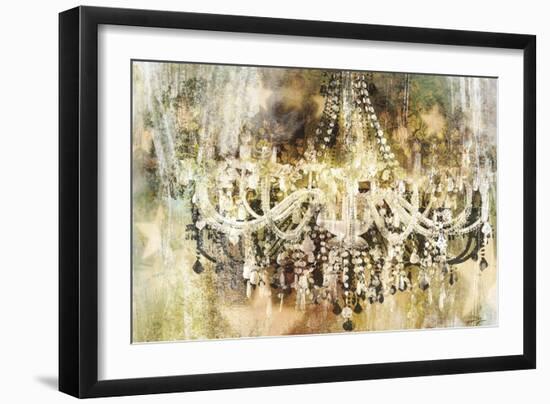 Vintage Crystal Chandelier-Eric Yang-Framed Art Print