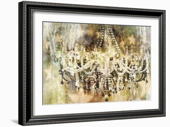 Vintage Crystal Chandelier-Eric Yang-Framed Art Print