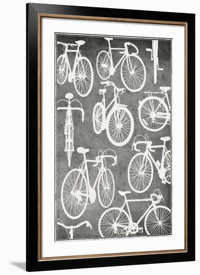 Vintage Cycles-Clara Wells-Framed Giclee Print