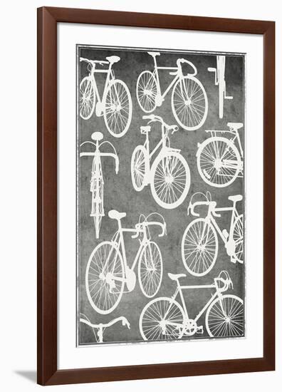 Vintage Cycles-Clara Wells-Framed Giclee Print