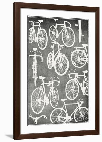 Vintage Cycles-Clara Wells-Framed Giclee Print