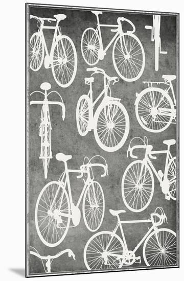 Vintage Cycles-Clara Wells-Mounted Giclee Print