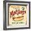 Vintage Design -  Hot Dogs-Real Callahan-Framed Art Print