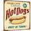 Vintage Design -  Hot Dogs-Real Callahan-Mounted Art Print