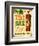 Vintage Design -  Tiki Bar-Real Callahan-Framed Art Print