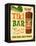 Vintage Design -  Tiki Bar-Real Callahan-Framed Stretched Canvas