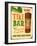 Vintage Design -  Tiki Bar-Real Callahan-Framed Art Print