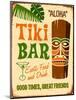 Vintage Design -  Tiki Bar-Real Callahan-Mounted Art Print