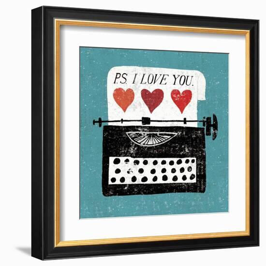 Vintage Desktop-null-Framed Art Print