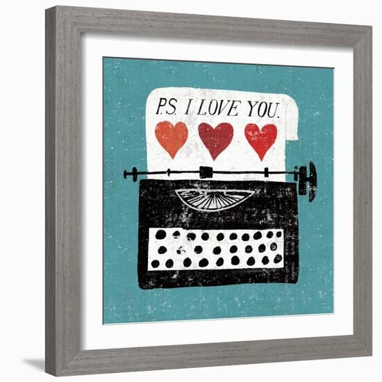 Vintage Desktop-null-Framed Premium Giclee Print