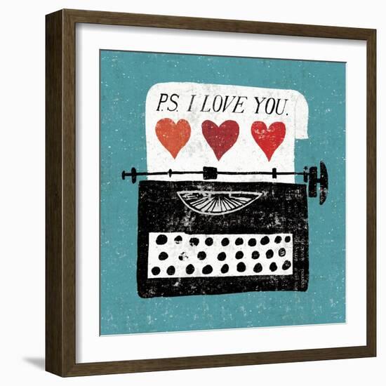 Vintage Desktop-null-Framed Premium Giclee Print