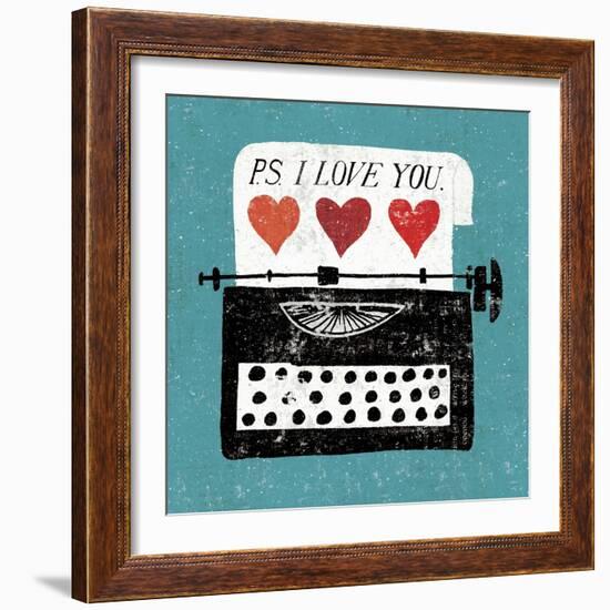 Vintage Desktop-null-Framed Art Print