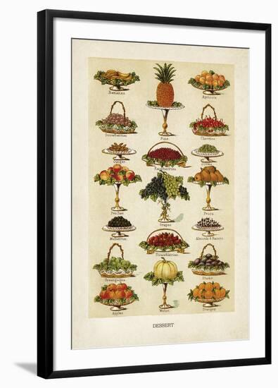 Vintage Dessert-The Vintage Collection-Framed Giclee Print