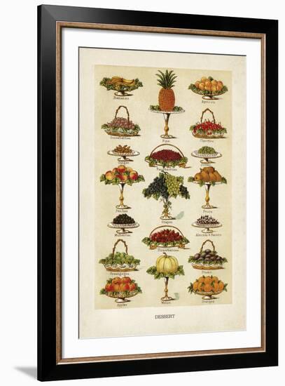 Vintage Dessert-The Vintage Collection-Framed Giclee Print