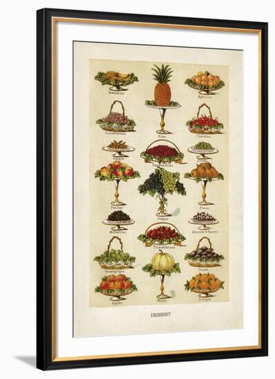 Vintage Dessert-The Vintage Collection-Framed Giclee Print