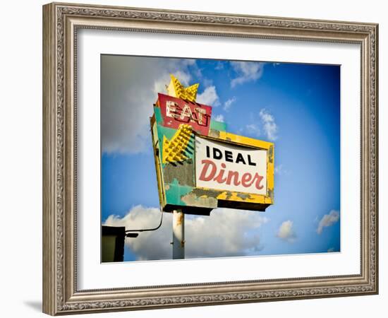 Vintage Diner I-Recapturist-Framed Photographic Print