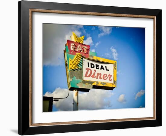 Vintage Diner I-Recapturist-Framed Photographic Print