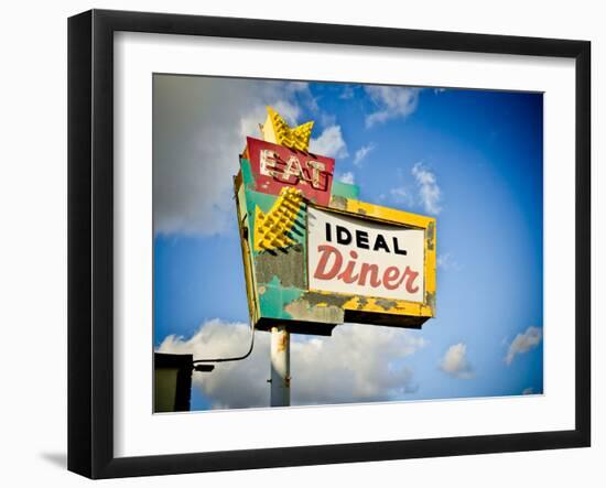 Vintage Diner I-Recapturist-Framed Photographic Print