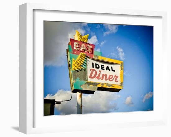 Vintage Diner I-Recapturist-Framed Photographic Print