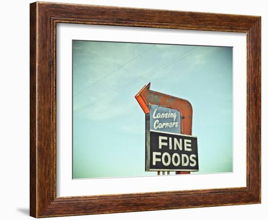 Vintage Diner II-Recapturist-Framed Photographic Print