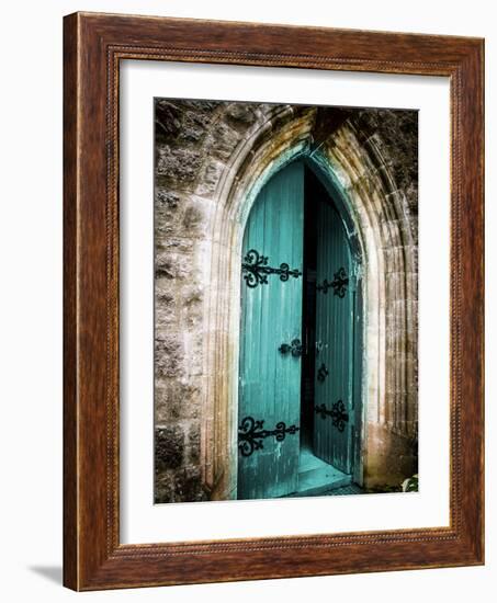 Vintage Door-Sheldon Lewis-Framed Photographic Print