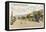 Vintage Downtown Palm Springs-null-Framed Stretched Canvas