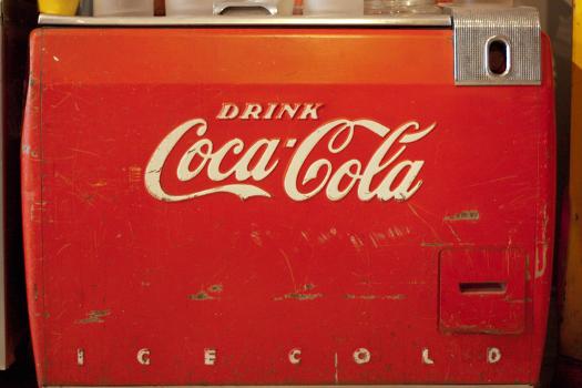 Vintage Drink Coca Cola Ice Cold Coke Vending Machine Photo Poster' Art  Print | Art.com
