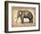 Vintage Elephant-NaxArt-Framed Art Print