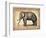 Vintage Elephant-NaxArt-Framed Art Print