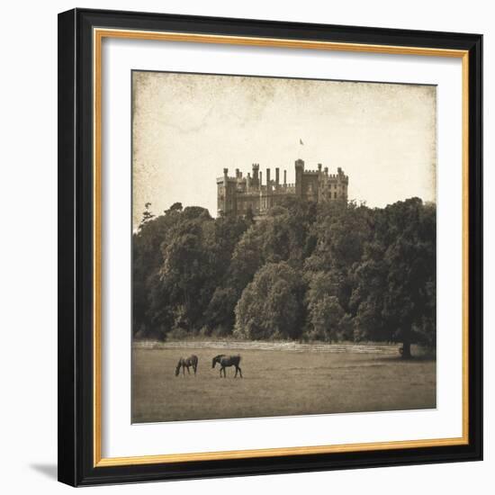 Vintage Equestrian - Belvoir-null-Framed Giclee Print