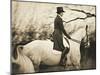 Vintage Equestrian - Piaffe-null-Mounted Giclee Print