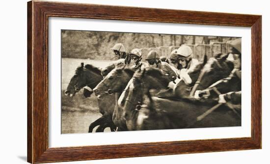 Vintage Equestrian - Post-null-Framed Giclee Print