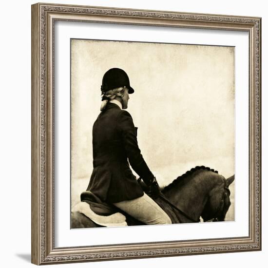 Vintage Equestrian - Ride-null-Framed Giclee Print