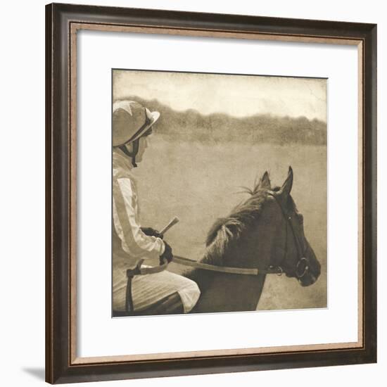 Vintage Equestrian - Wait-null-Framed Giclee Print