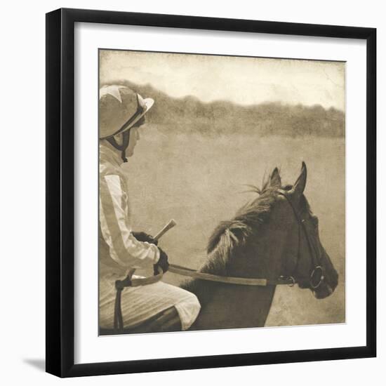 Vintage Equestrian - Wait-null-Framed Giclee Print