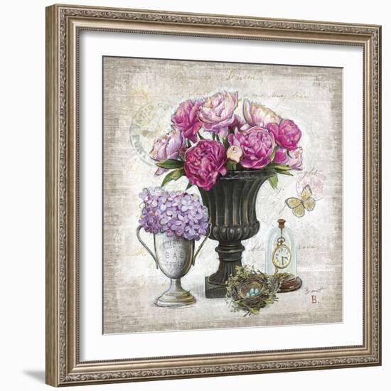 Vintage Estate Florals 1-Chad Barrett-Framed Art Print