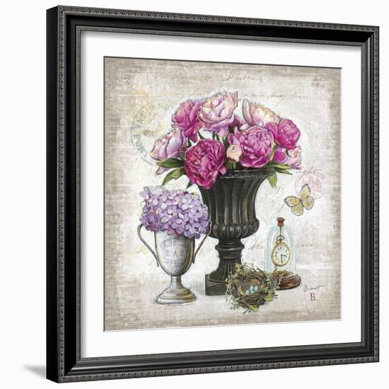 Vintage Estate Florals 1-Chad Barrett-Framed Art Print