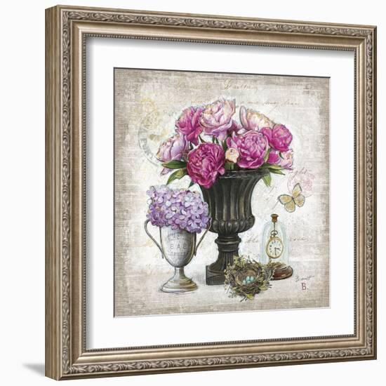 Vintage Estate Florals 1-Chad Barrett-Framed Art Print