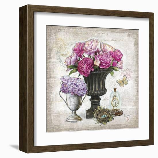 Vintage Estate Florals 1-Chad Barrett-Framed Art Print