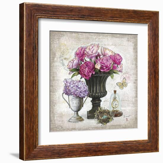 Vintage Estate Florals 1-Chad Barrett-Framed Art Print