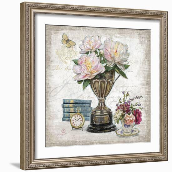 Vintage Estate Florals 2-Chad Barrett-Framed Art Print