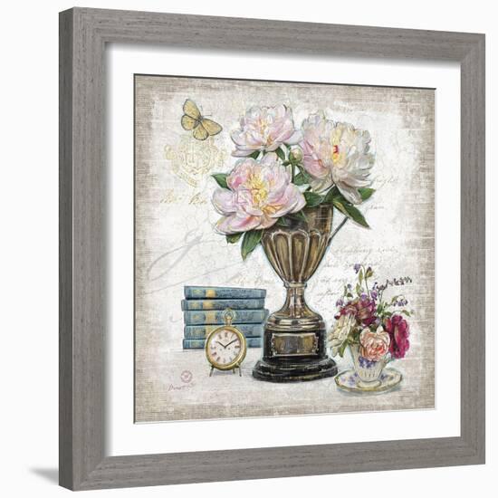 Vintage Estate Florals 2-Chad Barrett-Framed Art Print