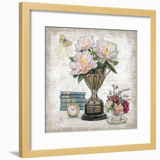 Vintage Estate Florals 2-Chad Barrett-Framed Art Print