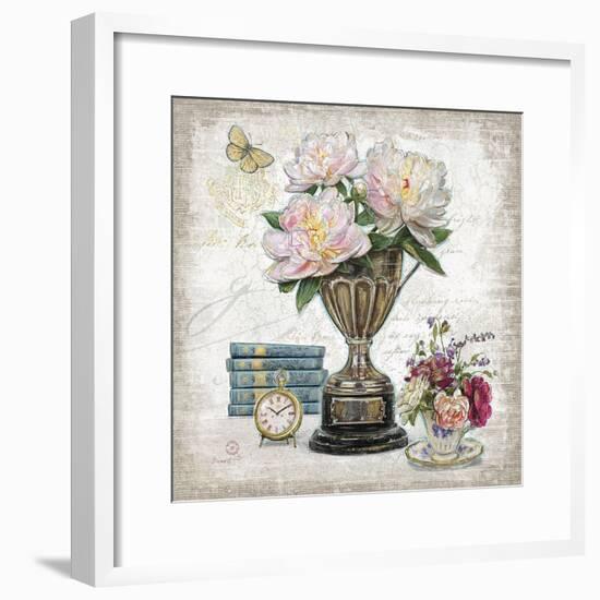 Vintage Estate Florals 2-Chad Barrett-Framed Art Print