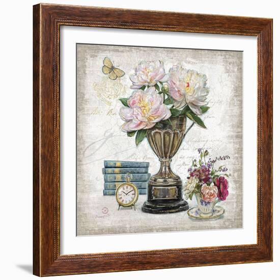 Vintage Estate Florals 2-Chad Barrett-Framed Art Print