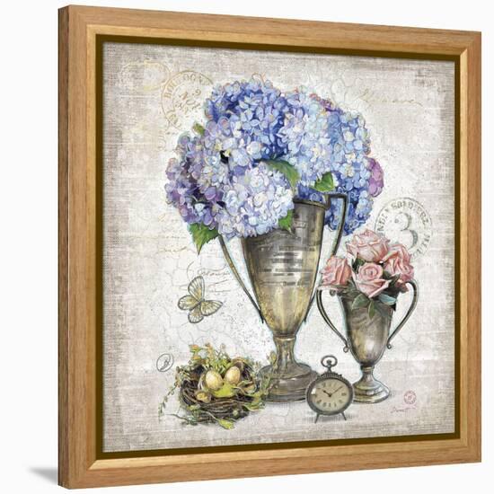 Vintage Estate Florals 3-Chad Barrett-Framed Stretched Canvas