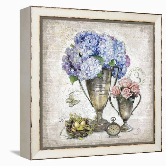 Vintage Estate Florals 3-Chad Barrett-Framed Stretched Canvas