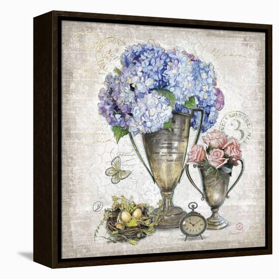 Vintage Estate Florals 3-Chad Barrett-Framed Stretched Canvas