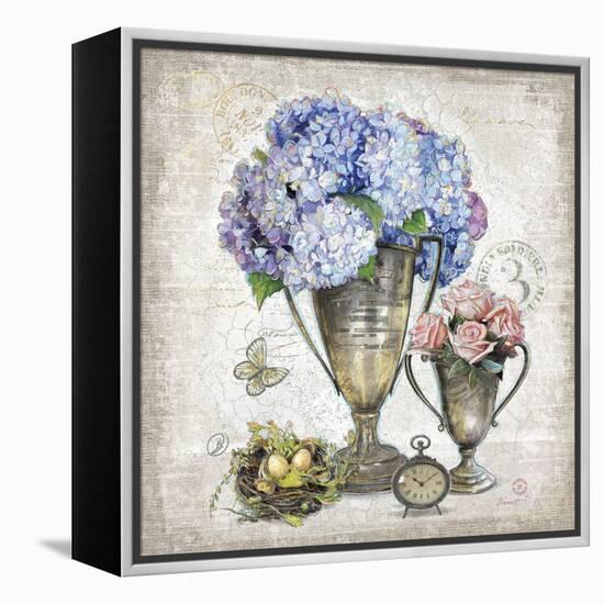 Vintage Estate Florals 3-Chad Barrett-Framed Stretched Canvas